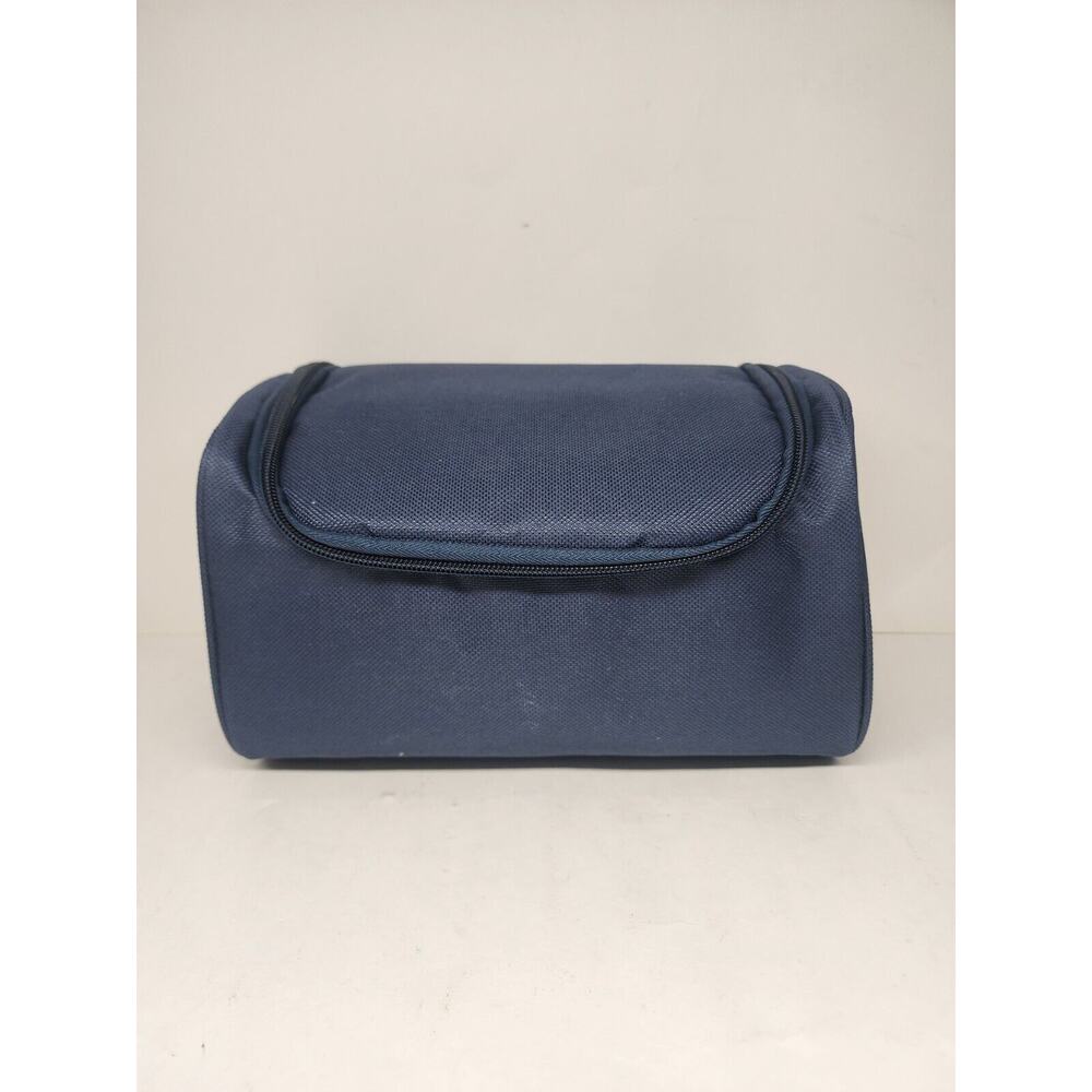 blue Shaveing toiletry pouch cosmetic bag dopp train case travel Hanging Pack